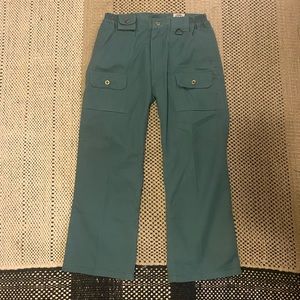 Vintage 90s Teal Cargo Pants